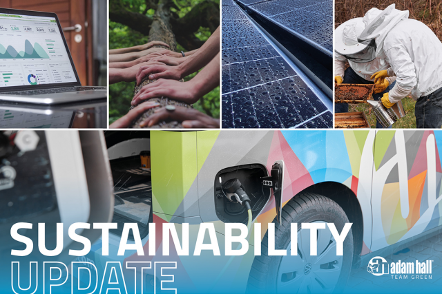 Avances en sostenibilidad: Adam Hall Group impulsa la generación de electricidad solar y optimiza carga de vehículos eléctricos
