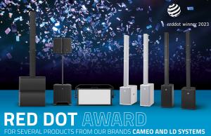 Red Dot Design Awards 2023 para LD Systems y Cameo
