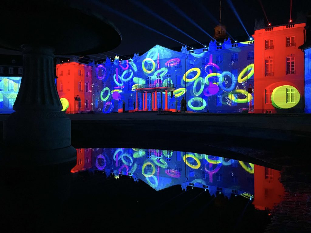Videomapping estelar con Pandoras Box en Schlosslichtspiele