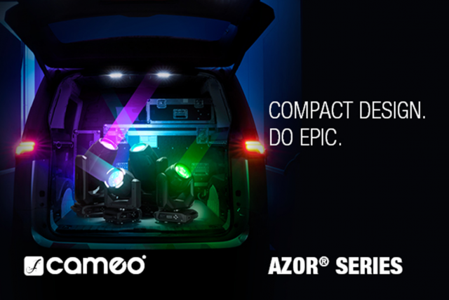 Cameo presenta las cabezas móviles compactas AZOR® SP2 y AZOR® W2