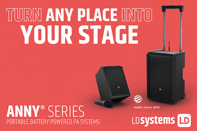 ANNY 10 el nuevo sistema de PA Portátil de LD Systems