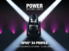 Cameo lanza la cabeza móvil LED OPUS® X4 PROFILE