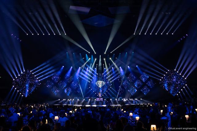 Green Hippo controla el sistema visual de los BG Radio Music Awards
