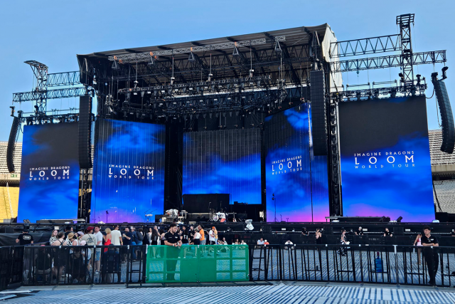 Imagine Dragons ilumina Barcelona con una producción técnica de alto nivel gracias a Adamson, MA Lighting y Avid