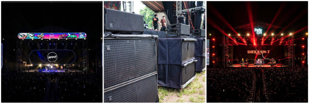 La serie EVENT garantiza el sonido del JVWF Music Fest 2025 en Yogyakarta

