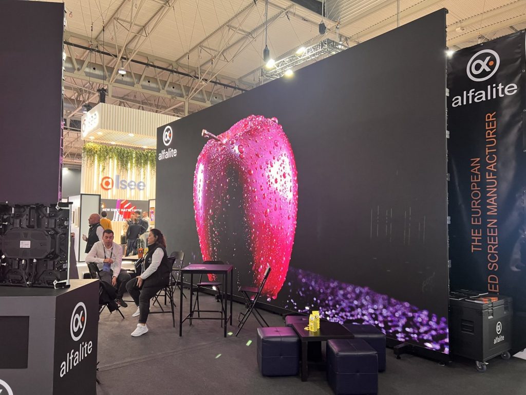 Alfalite presentará sus últimas innovaciones en pantallas LED junto a sus partners en IBC 2025