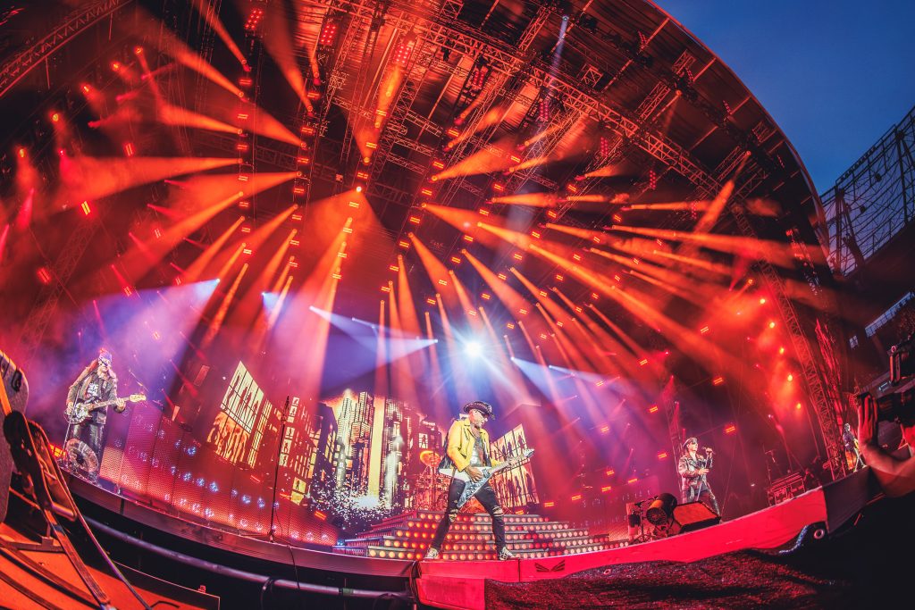 Scorpions celebran su 60º aniversario en Hannover con un espectacular diseño lumínico de GLP