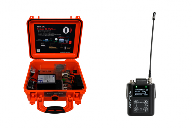 Wisycom amplía su catálogo con nuevas soluciones inalámbricas: Portable RF-over-Fiber Box y MTP61 XL