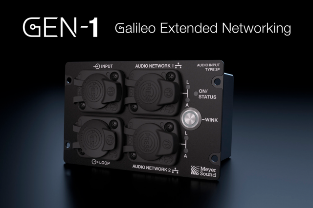 Meyer Sound presenta GEN-1: del autoamplificado al autoprocesado