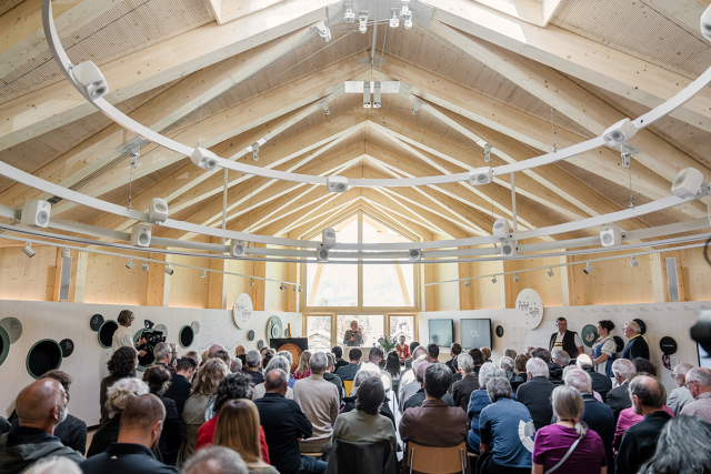 El Klangdom de Toggenburg: una experiencia inmersiva con 33 altavoces Genelec Smart IP