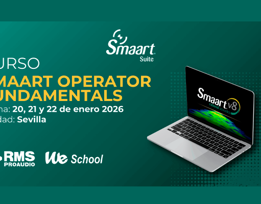 RMS Proaudio impartirá en Sevilla el curso oficial “Smaart Operator Fundamentals” RMS Proaudio impartirá en Sevilla el curso oficial “Smaart Operator Fundamentals” en enero de 2026