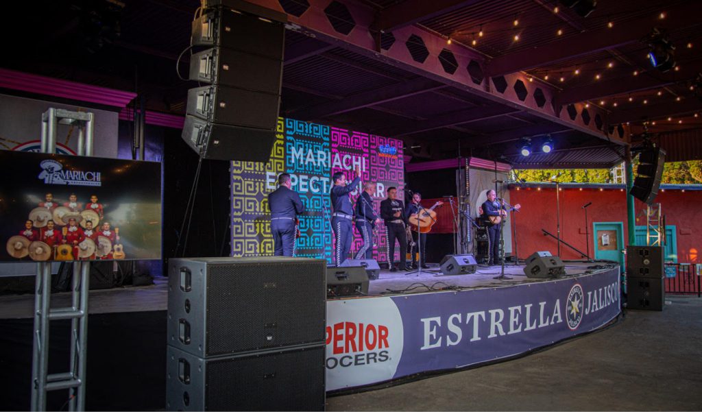 RCF como sistema principal en NextFest Los Angeles