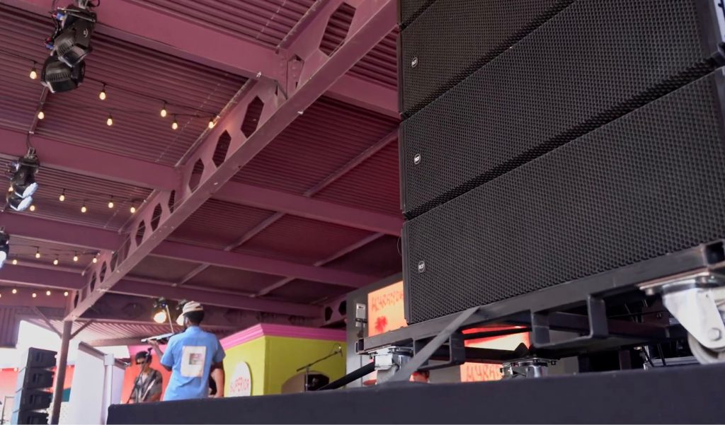 RCF como sistema principal en NextFest Los Angeles