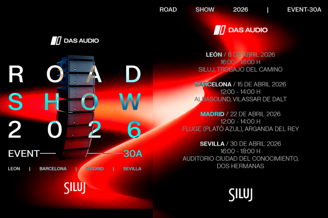 SILUJ impulsa el roadshow de DAS AUDIO en España con la presentación del nuevo EVENT-30A