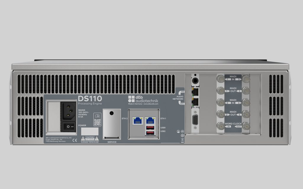 d&b audiotechnik presenta DS110, el motor de procesamiento de Soundscape