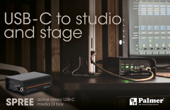 Palmer amplía la gama River Series Palmer amplía la gama River Series con el spree, una caja de inyección directa estéreo USB-C activa para escenario, estudio y configuraciones de audio móviles