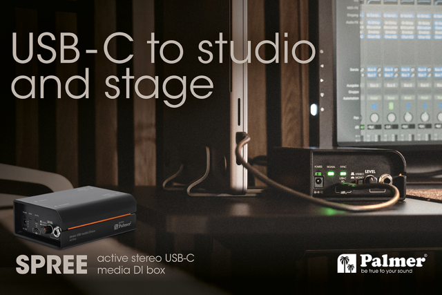 Palmer amplía la gama River Series con el spree, una caja de inyección directa estéreo USB-C activa para escenario, estudio y configuraciones de audio móviles Palmer amplía la gama River Series con el spree, una caja de inyección directa estéreo USB-C activa para escenario, estudio y configuraciones de audio móviles