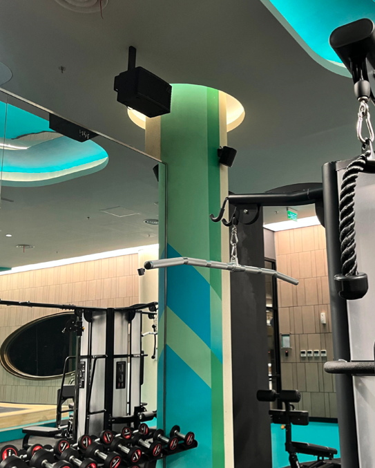 NXT GYM integra un sistema de sonido DAS Audio compacto y eficiente