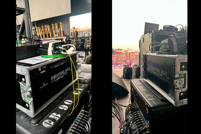 Optocore Festival Box conecta la producción técnica de Primavera Sound en Barcelona Optocore Festival Box conecta la producción técnica de Primavera Sound en Barcelona
